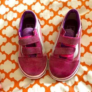 Pink old school vans